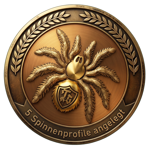 Coin Fünf Spinnen-Profile